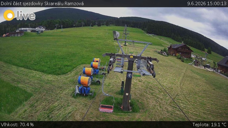 Horské atrakce Ramzová - Dolní část sjezdovky Skiareálu Ramzová - 9.6.2026 v 15:00