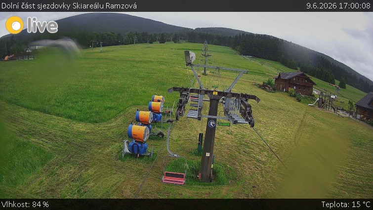Horské atrakce Ramzová - Dolní část sjezdovky Skiareálu Ramzová - 9.6.2026 v 17:00
