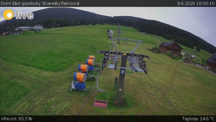 Horské atrakce Ramzová - Dolní část sjezdovky Skiareálu Ramzová - 9.6.2026 v 18:00