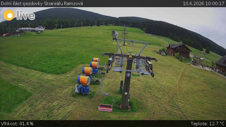 Horské atrakce Ramzová - Dolní část sjezdovky Skiareálu Ramzová - 10.6.2026 v 10:00
