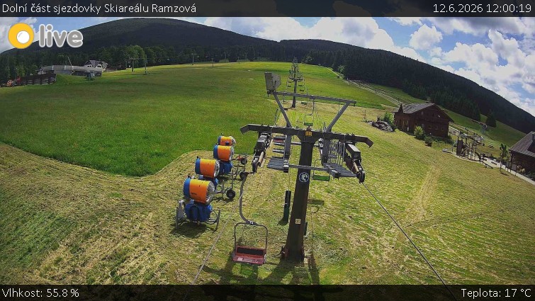 Horské atrakce Ramzová - Dolní část sjezdovky Skiareálu Ramzová - 12.6.2026 v 12:00