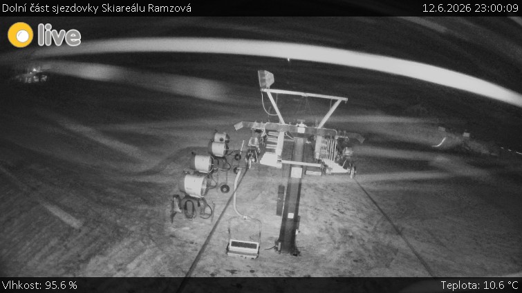 Horské atrakce Ramzová - Dolní část sjezdovky Skiareálu Ramzová - 12.6.2026 v 23:00