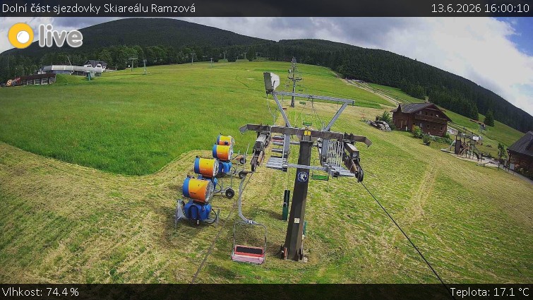 Horské atrakce Ramzová - Dolní část sjezdovky Skiareálu Ramzová - 13.6.2026 v 16:00