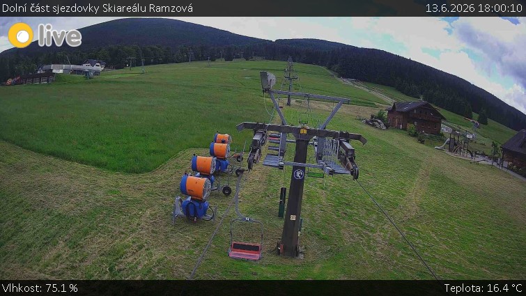 Horské atrakce Ramzová - Dolní část sjezdovky Skiareálu Ramzová - 13.6.2026 v 18:00