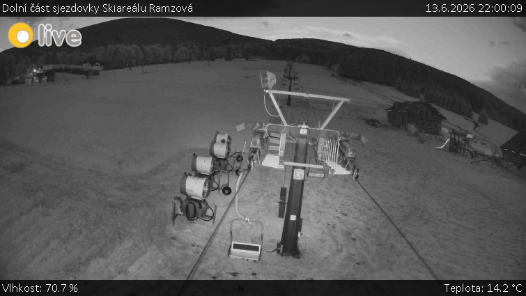 Horské atrakce Ramzová - Dolní část sjezdovky Skiareálu Ramzová - 13.6.2026 v 22:00