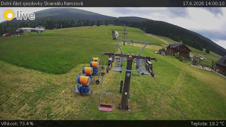 Horské atrakce Ramzová - Dolní část sjezdovky Skiareálu Ramzová - 17.6.2026 v 14:00