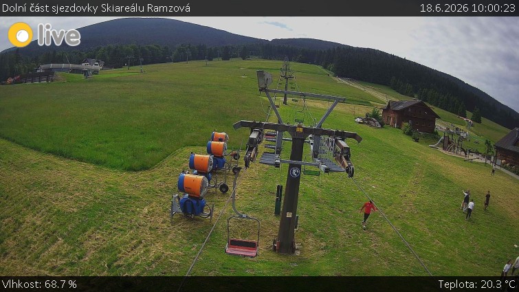 Horské atrakce Ramzová - Dolní část sjezdovky Skiareálu Ramzová - 18.6.2026 v 10:00