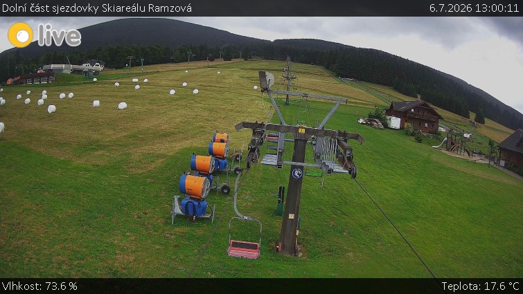 Horské atrakce Ramzová - Dolní část sjezdovky Skiareálu Ramzová - 6.7.2026 v 13:00