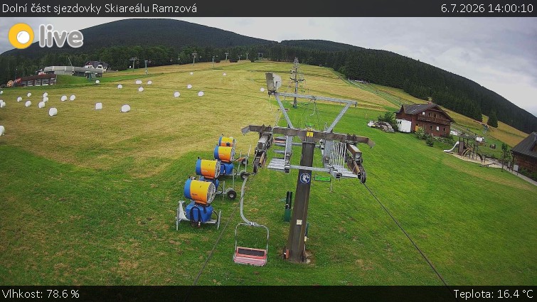 Horské atrakce Ramzová - Dolní část sjezdovky Skiareálu Ramzová - 6.7.2026 v 14:00