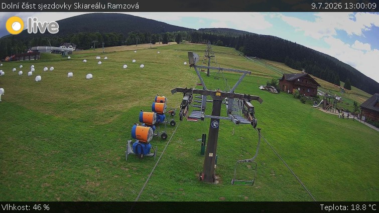 Horské atrakce Ramzová - Dolní část sjezdovky Skiareálu Ramzová - 9.7.2026 v 13:00
