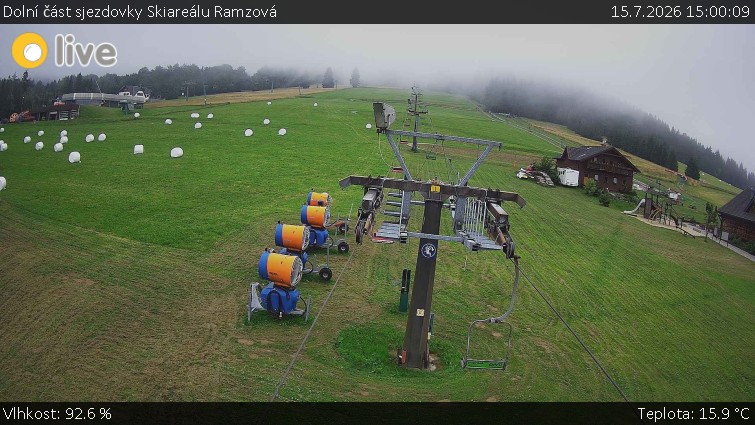 Horské atrakce Ramzová - Dolní část sjezdovky Skiareálu Ramzová - 15.7.2026 v 15:00