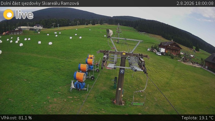 Horské atrakce Ramzová - Dolní část sjezdovky Skiareálu Ramzová - 2.8.2026 v 18:00