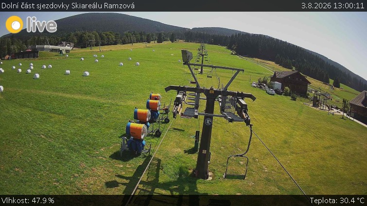 Horské atrakce Ramzová - Dolní část sjezdovky Skiareálu Ramzová - 3.8.2026 v 13:00