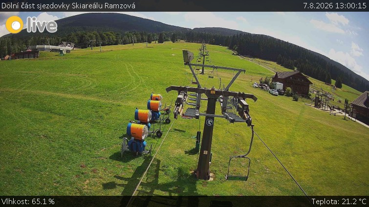 Horské atrakce Ramzová - Dolní část sjezdovky Skiareálu Ramzová - 7.8.2026 v 13:00