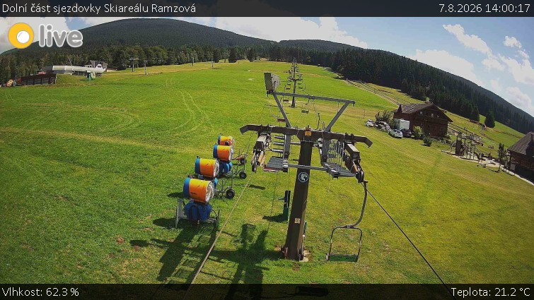 Horské atrakce Ramzová - Dolní část sjezdovky Skiareálu Ramzová - 7.8.2026 v 14:00