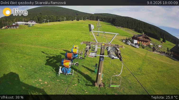 Horské atrakce Ramzová - Dolní část sjezdovky Skiareálu Ramzová - 9.8.2026 v 18:00