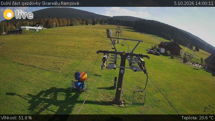 Horské atrakce Ramzová - Dolní část sjezdovky Skiareálu Ramzová - 5.10.2026 v 14:00