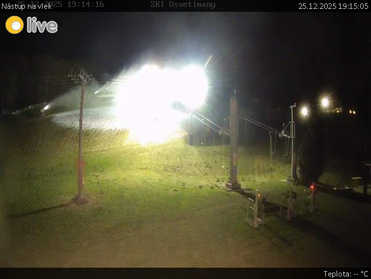 Ski Park Osvětimany - Nástup na vlek - 25.12.2025 v 19:15