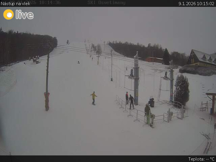 Ski Park Osvětimany - Nástup na vlek - 9.1.2026 v 10:15