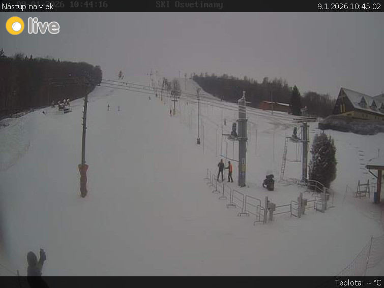 Ski Park Osvětimany - Nástup na vlek - 9.1.2026 v 10:45