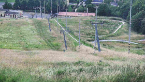 Skiareál Hlubočky - Horní část sjezdovky skiareálu Hlubočky - 23.6.2025 v 18:55