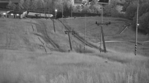 Skiareál Hlubočky - Horní část sjezdovky skiareálu Hlubočky - 1.7.2025 v 03:55