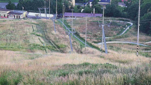 Skiareál Hlubočky - Horní část sjezdovky skiareálu Hlubočky - 1.7.2025 v 04:55