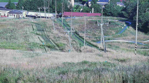 Skiareál Hlubočky - Horní část sjezdovky skiareálu Hlubočky - 1.7.2025 v 07:55