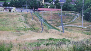 Skiareál Hlubočky - Horní část sjezdovky skiareálu Hlubočky - 4.7.2025 v 05:55