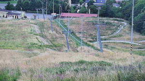 Skiareál Hlubočky - Horní část sjezdovky skiareálu Hlubočky - 4.7.2025 v 10:55