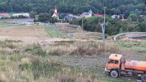 Skiareál Hlubočky - Horní část sjezdovky skiareálu Hlubočky - 12.9.2025 v 07:50