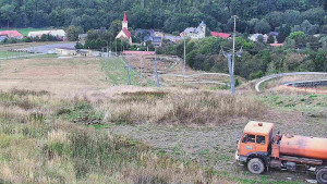 Skiareál Hlubočky - Horní část sjezdovky skiareálu Hlubočky - 12.9.2025 v 08:55