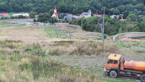 Skiareál Hlubočky - Horní část sjezdovky skiareálu Hlubočky - 12.9.2025 v 09:55