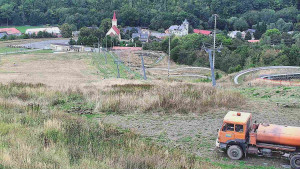 Skiareál Hlubočky - Horní část sjezdovky skiareálu Hlubočky - 12.9.2025 v 10:10