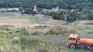 Skiareál Hlubočky - Horní část sjezdovky skiareálu Hlubočky - 12.9.2025 v 10:55