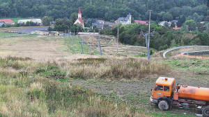 Skiareál Hlubočky - Horní část sjezdovky skiareálu Hlubočky - 12.9.2025 v 11:05