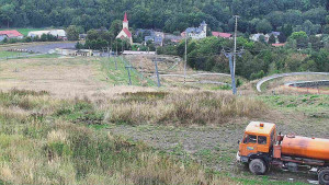 Skiareál Hlubočky - Horní část sjezdovky skiareálu Hlubočky - 12.9.2025 v 11:10