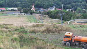 Skiareál Hlubočky - Horní část sjezdovky skiareálu Hlubočky - 12.9.2025 v 11:15