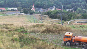 Skiareál Hlubočky - Horní část sjezdovky skiareálu Hlubočky - 12.9.2025 v 11:55