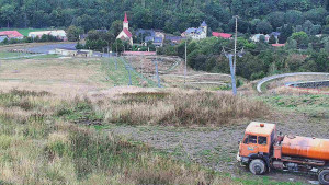 Skiareál Hlubočky - Horní část sjezdovky skiareálu Hlubočky - 12.9.2025 v 12:25