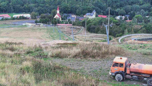 Skiareál Hlubočky - Horní část sjezdovky skiareálu Hlubočky - 12.9.2025 v 12:30