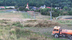 Skiareál Hlubočky - Horní část sjezdovky skiareálu Hlubočky - 12.9.2025 v 12:35