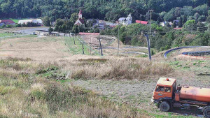 Skiareál Hlubočky - Horní část sjezdovky skiareálu Hlubočky - 12.9.2025 v 14:55