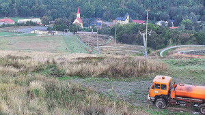 Skiareál Hlubočky - Horní část sjezdovky skiareálu Hlubočky - 18.9.2025 v 06:55