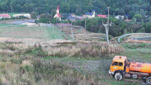 Skiareál Hlubočky - Horní část sjezdovky skiareálu Hlubočky - 18.9.2025 v 08:00