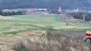 Skiareál Hlubočky - Horní část sjezdovky skiareálu Hlubočky - 29.9.2025 v 07:35