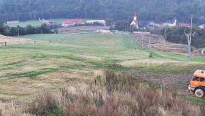 Skiareál Hlubočky - Horní část sjezdovky skiareálu Hlubočky - 29.9.2025 v 08:05