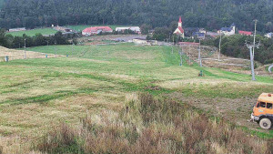 Skiareál Hlubočky - Horní část sjezdovky skiareálu Hlubočky - 29.9.2025 v 08:55