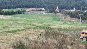Skiareál Hlubočky - Horní část sjezdovky skiareálu Hlubočky - 29.9.2025 v 09:15