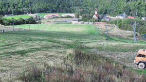 Skiareál Hlubočky - Horní část sjezdovky skiareálu Hlubočky - 29.9.2025 v 10:35